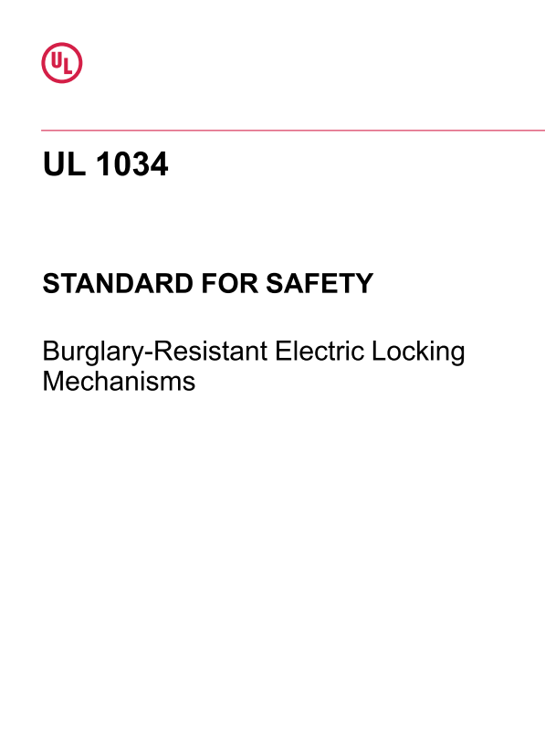 UL 1034 PDF UL 1034 PDF