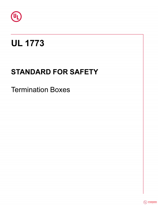 UL 1773 PDF UL 1773 PDF