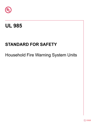 UL 985 PDF